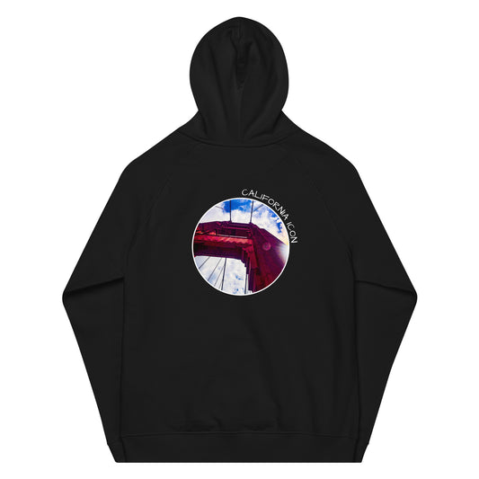 Eco raglan hoodie - Golden Gate Bridge